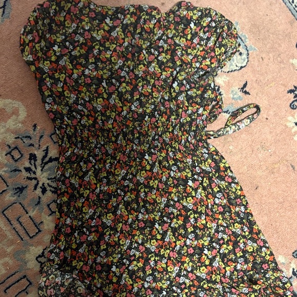 Forever 21 Kids Floral Dress - Black and Multicolor - Picture 6 of 6